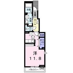 エスペランサ中仁野Ⅵの物件間取画像